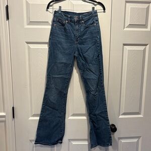 GAP Women's Flare Jeans in Deep Blue